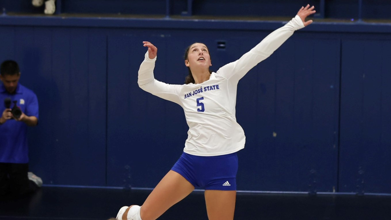 Spartans Drop Hard Fought Five Set Match At Utah State Sjsu Athletics