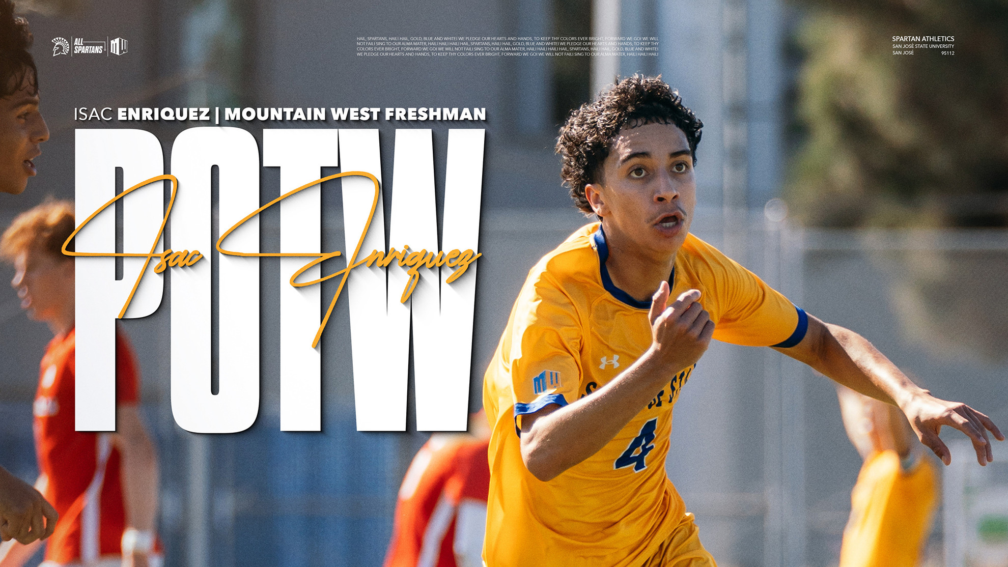 Enriquez Named Mountain West Freshman of the Week for Second Time in a Row