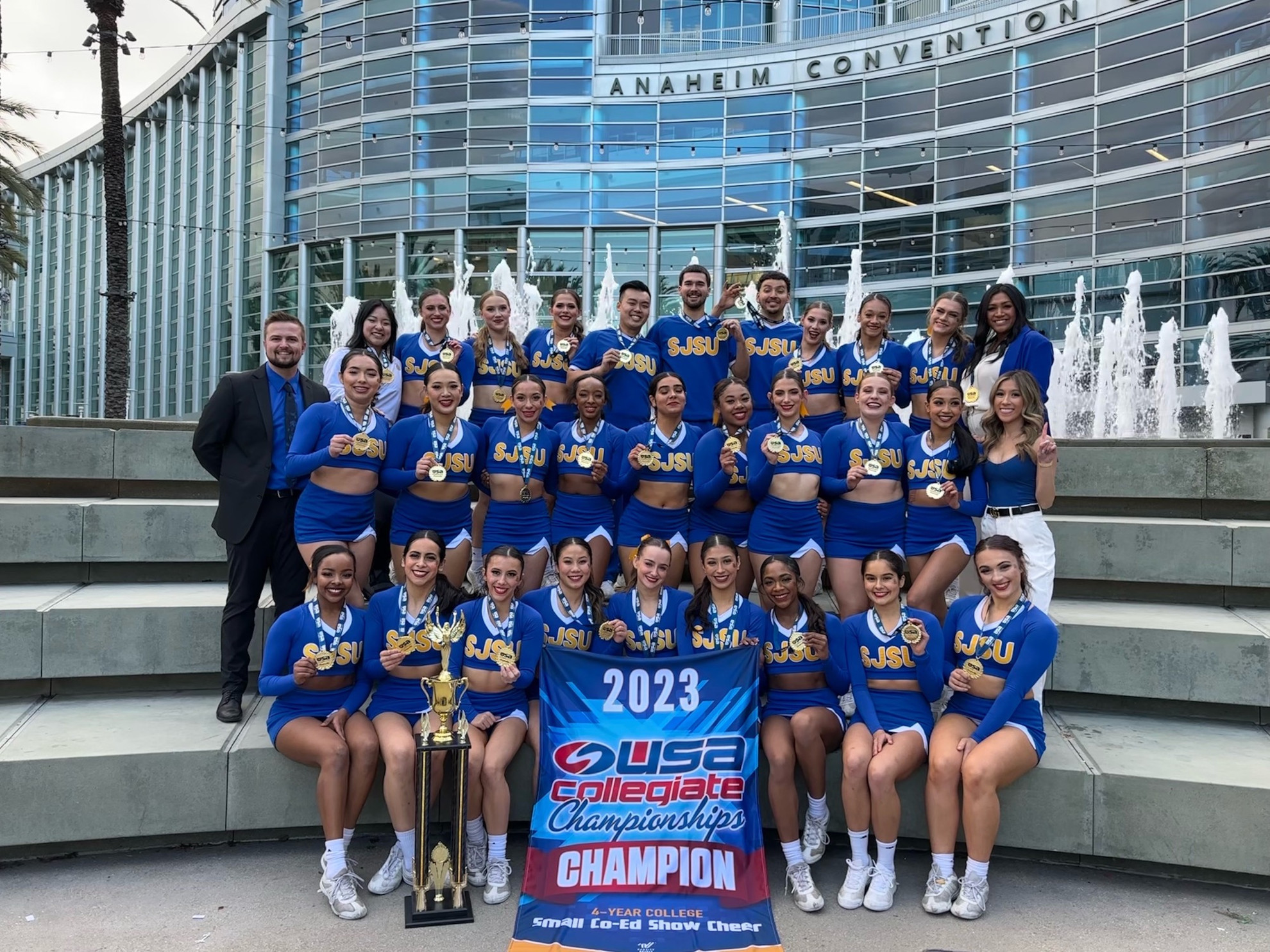 SJSU Cheer Team Finishes First at USA Collegiate Championships SJSU SJSU Cheer Team Finishes First at USA Collegiate Championships SJSU