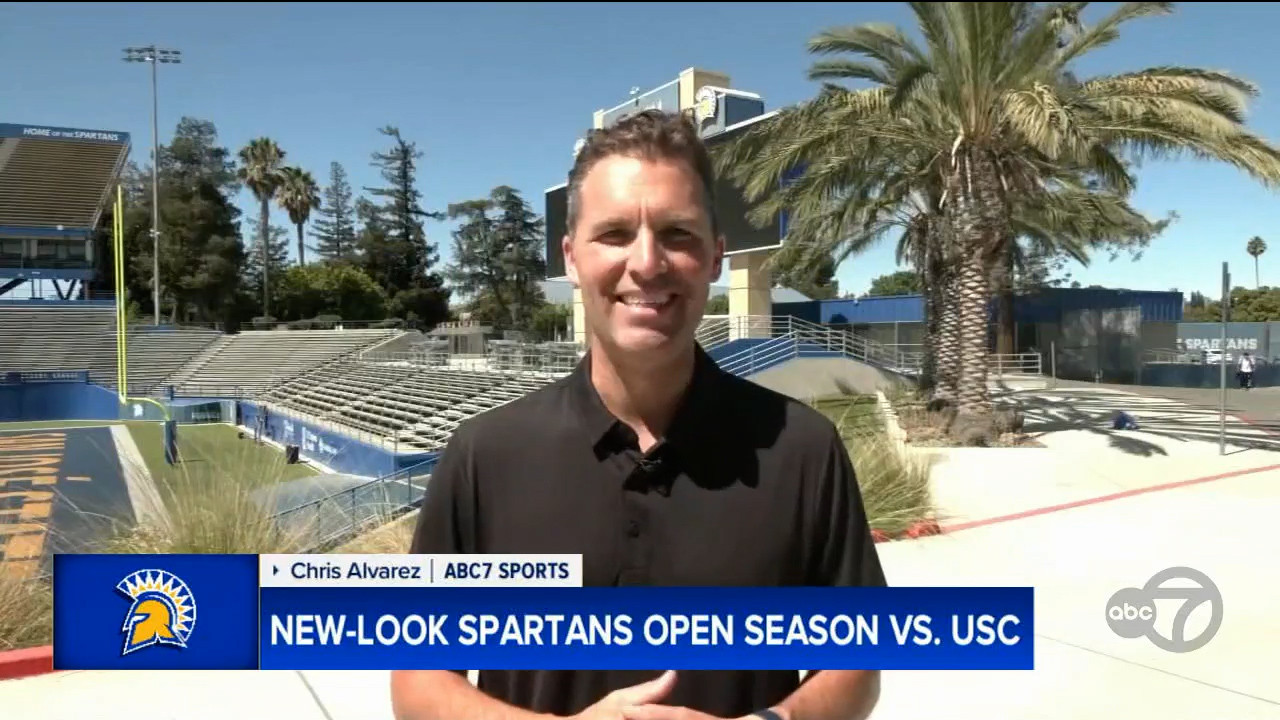 ABC 7's Chris Alvarez Previews The Spartans Game at No. 14 USC