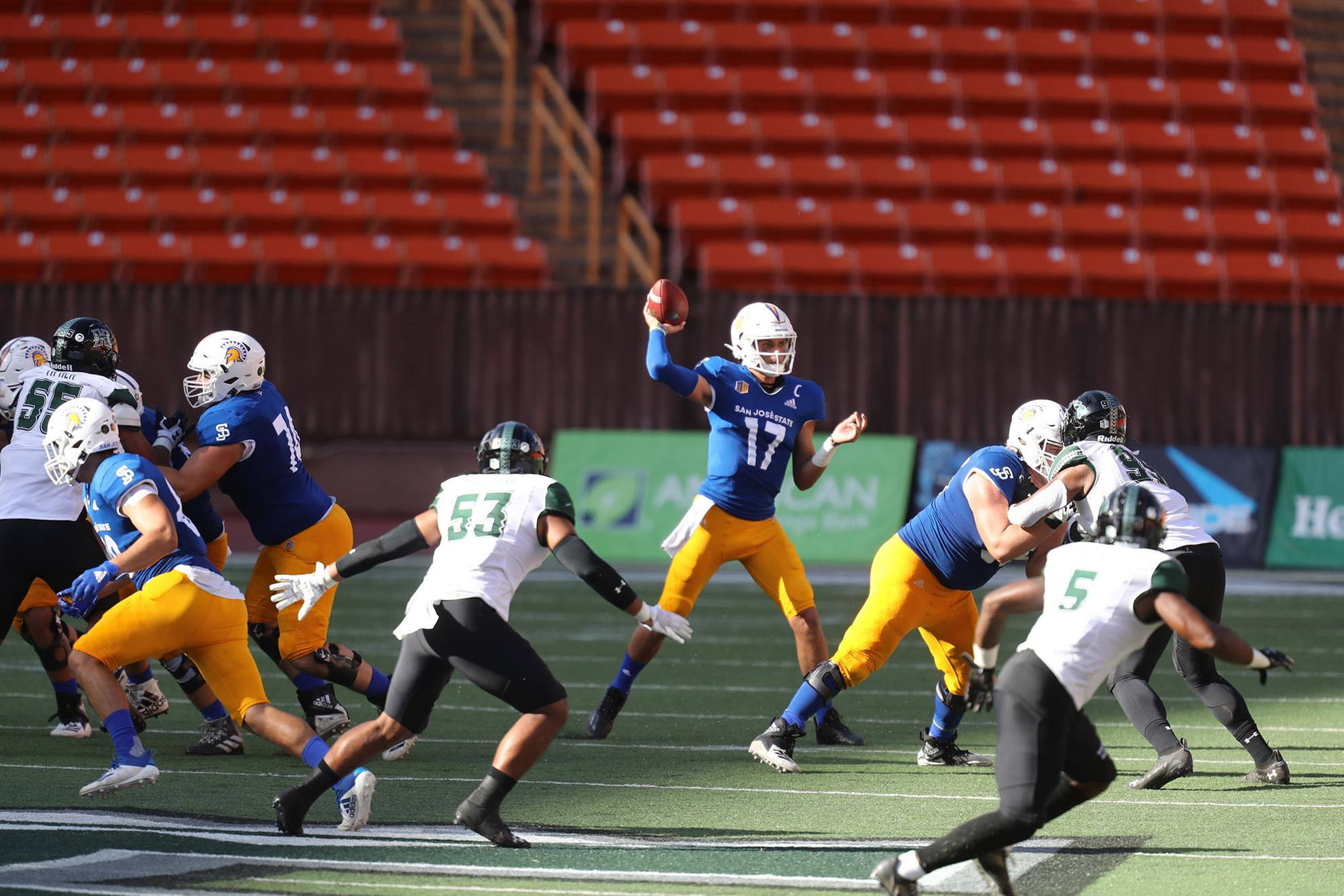 Nick Starkel - Football 2021 - SJSU Athletics - Official Athletics