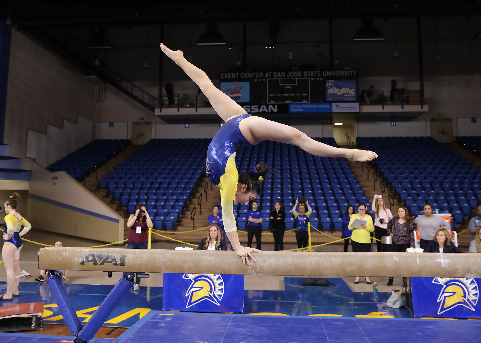 Chan, Relova Lead Spartan Women's Gymnastics Team Friday Night Chan, Relova Lead Spartan Women's Gymnastics Team Friday Night