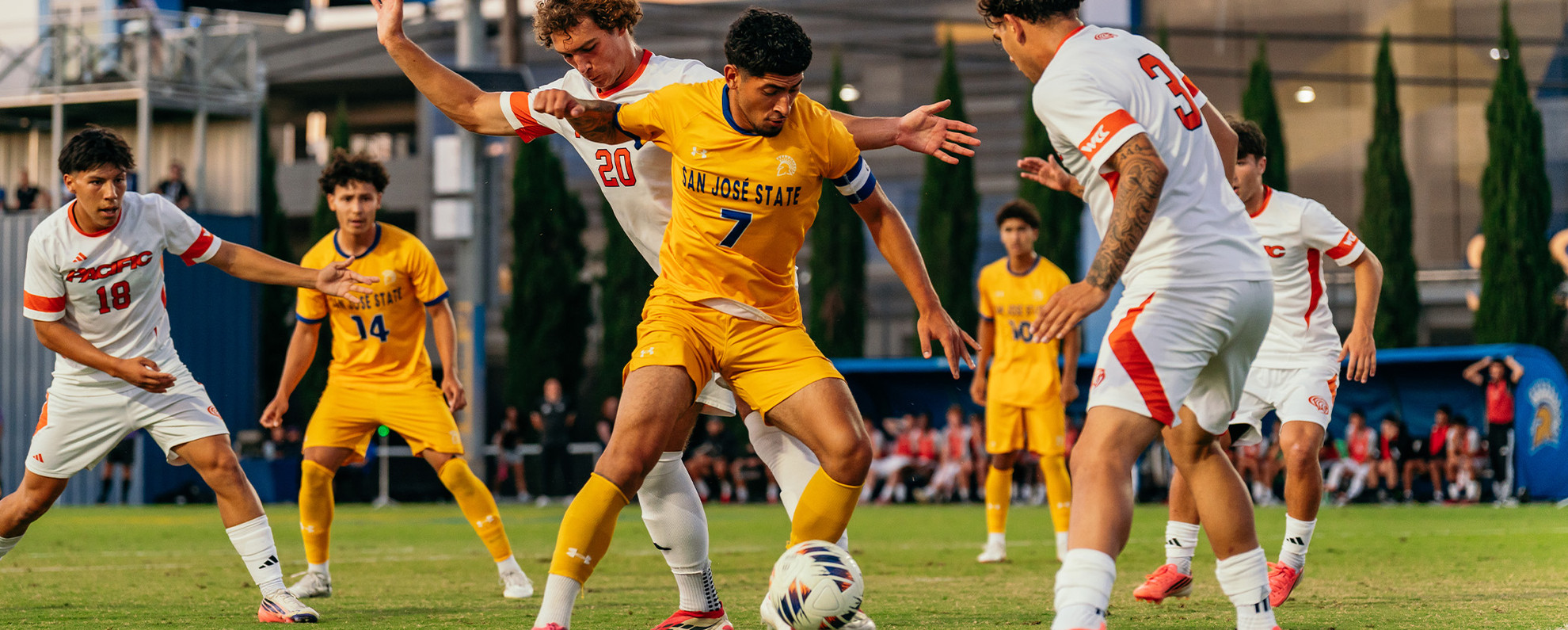 Spartans Strike Twice in Draw Against Pacific