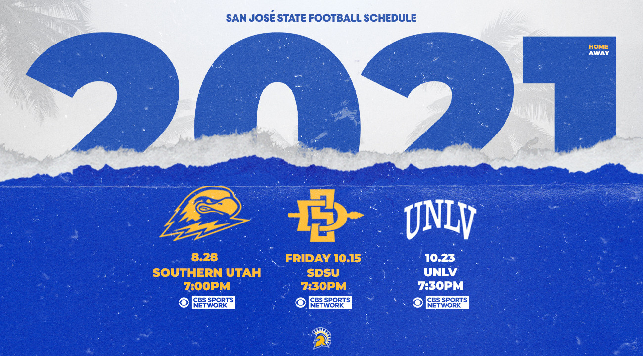 CBSSN To Carry Three Spartan Football Games In 2021 - SJSU Athletics - Official Athletics Website